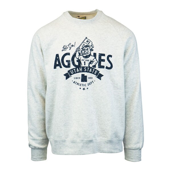 Let's Go Utah State Aggies Unisex Crew Sweatshirt